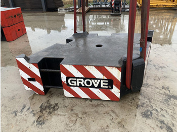 Grove Grove GMK 6400 counterweight 10 ton - Gegengewicht