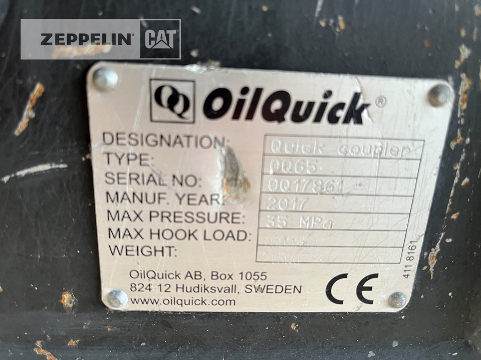 Schnellwechsler für Baumaschine Oilquick Deutschland GmbH OQ65/5 Hydr. Schnell: das Bild 2