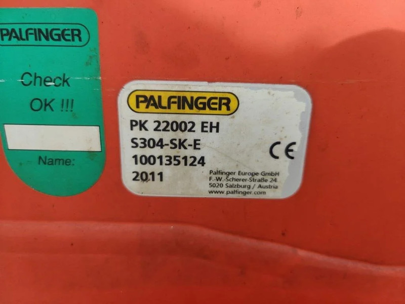 Ausleger Palfinger PK22002 EH Laadkraan / Crane: das Bild 6