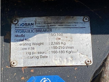 Soosan SQ 100  - Hydraulikhammer für Baumaschine: das Bild 5