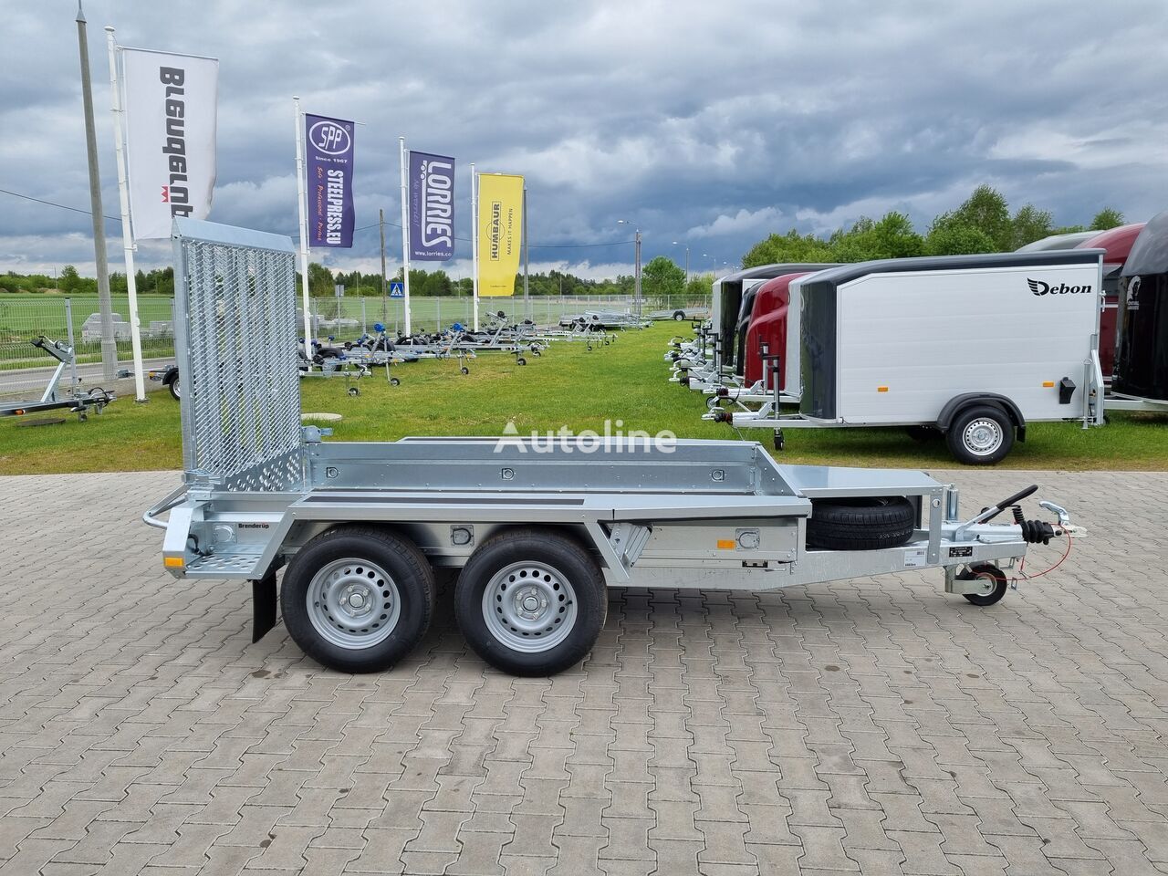 NEU: Baumaschinenanhänger Brenderup MT2600 260x127cm GVW 2600 kg machine transporter mini excavator: das Bild 14