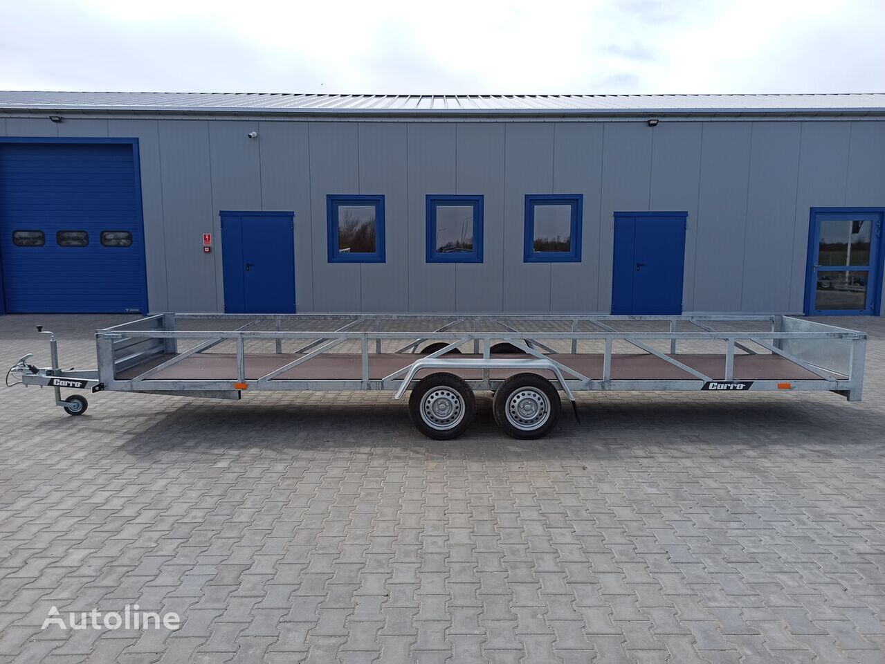 NEU: Pritschenanhänger/ Plattformanhänger Carro przyczepa dłużyca ramowa 612x123 cm long trailer 6m: das Bild 2