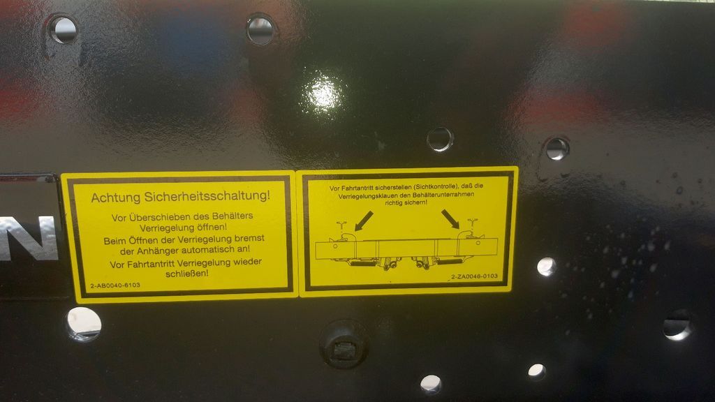 NEU: Abrollanhänger/ Absetzanhänger Hüffermann HSA 20.71 Schlitten Anhänger 2x Sofort Verfügbar: das Bild 14