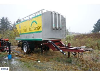 Kipper Anhänger Istrail 1 axle power feed / bulk trailer with tipp, approx 16 m3. Repair object: das Bild 1