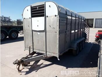 Tiertransporter Anhänger Nugent 14' x 6' Tri Axle Livestock Trailer: das Bild 1