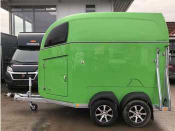 Tiertransporter anhänger BOECKMANN Comfort ALB, AluF gelbgrün Pferdeanhänger