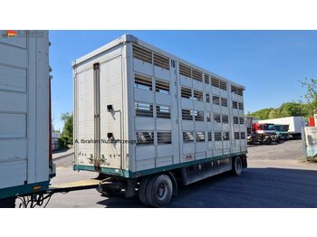  Fiege / Kaba  4 Stock, Topzustand - Tiertransporter Anhänger