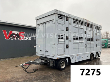 Finkl VA 24 3.Stock Vieh. Hubdach Rampe 3 Achsen  - Tiertransporter Anhänger