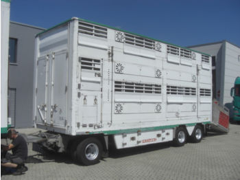 Pezzaioli 3 Stock Viehanhänger / Hubdach  - Tiertransporter Anhänger