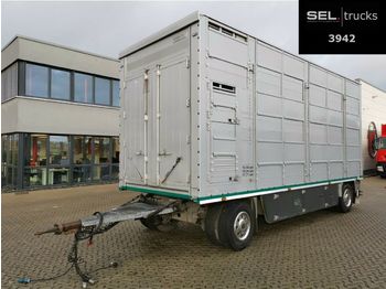 Pezzaioli RBA 22 / 3 Stock / German  - Tiertransporter Anhänger