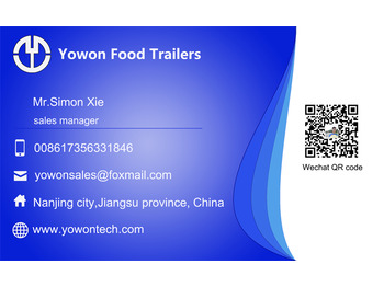 NEU: Verkaufsanhänger Für die Beförderung von Lebensmittel Yowon commercial food vending trailer Airstream type food truck: das Bild 5