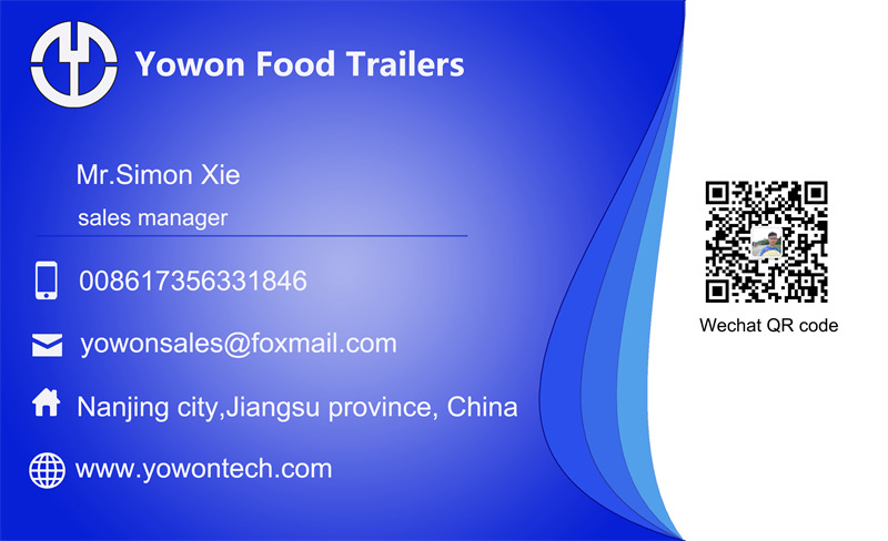 NEU: Verkaufsanhänger Für die Beförderung von Lebensmittel Yowon commercial food vending trailer Airstream type food truck: das Bild 6