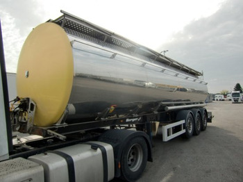 Tankauflieger Für die Beförderung von Lebensmittel Berger Lebensmittel Milch Auflieger 32000 Liter, 4 Kammern: das Bild 1