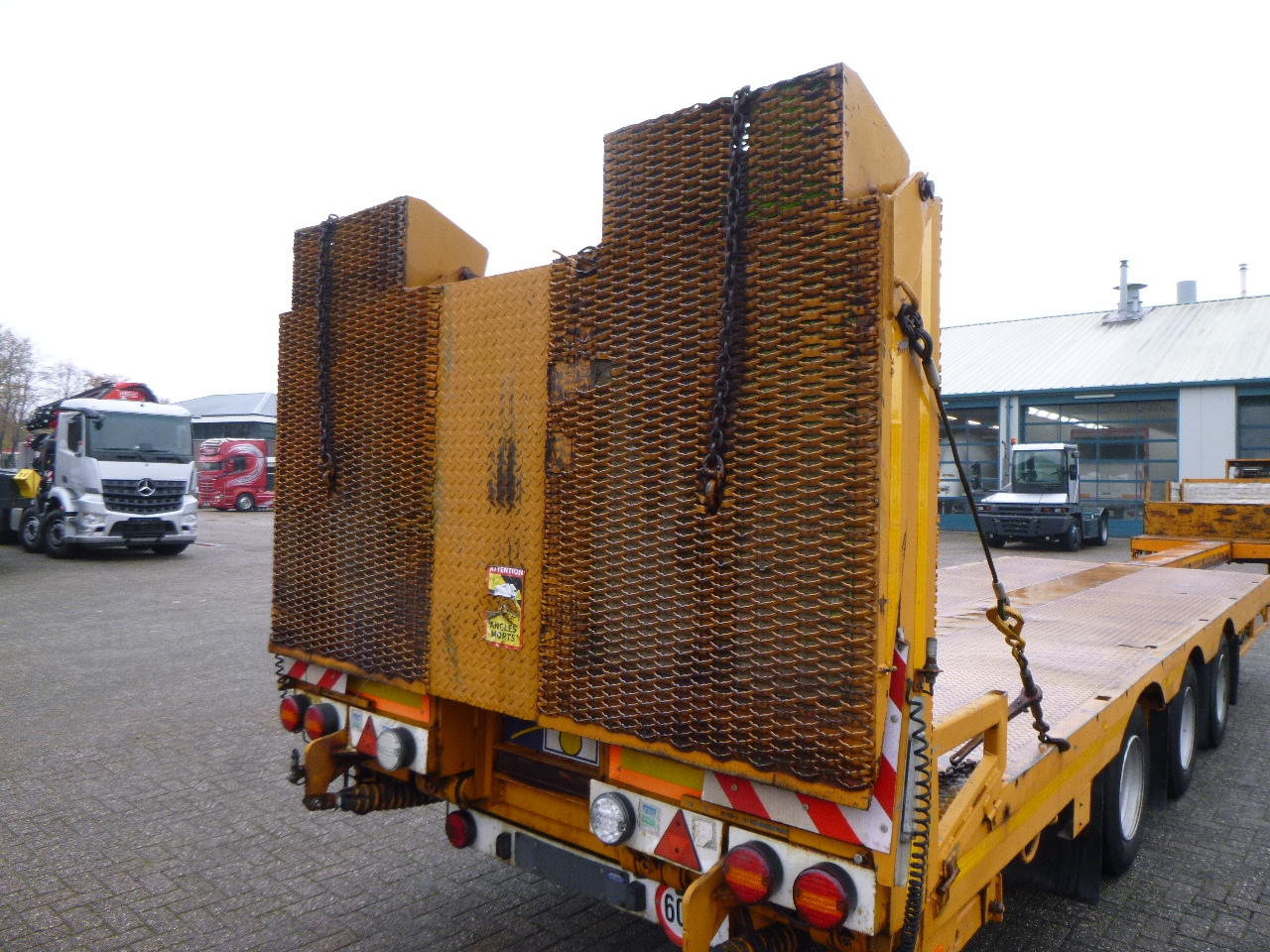 Tieflader Auflieger Broshuis 3-axle semi-lowbed trailer E-2190-24 / 47.5 T ext. 15.2m: das Bild 15