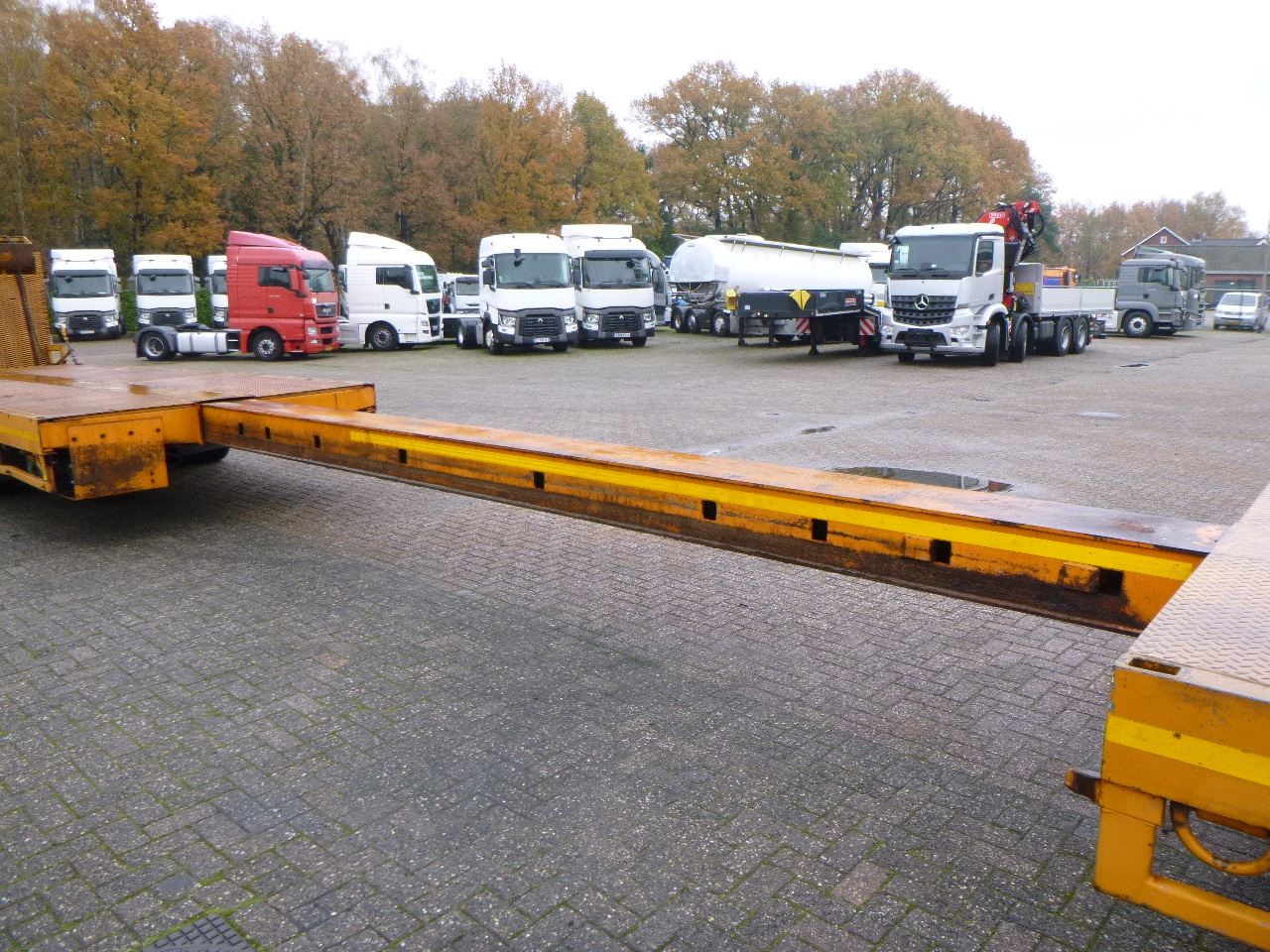 Tieflader Auflieger Broshuis 3-axle semi-lowbed trailer E-2190-24 / 47.5 T ext. 15.2m: das Bild 7