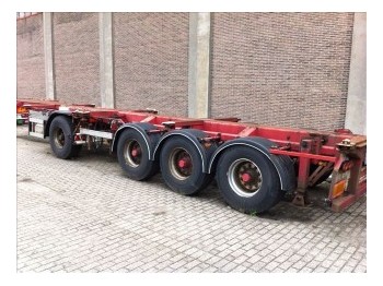 DTEC CONTAINER CHASSIS DEELBAAR 4-AS - Container/ Wechselfahrgestell Auflieger