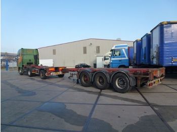 D-TEC 4-as combi trailer - 47.000 Kg - - Container/ Wechselfahrgestell Auflieger