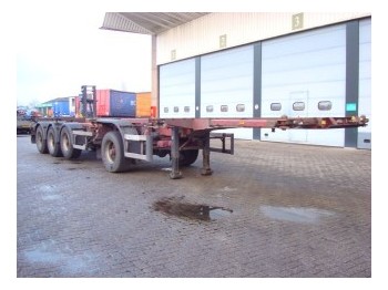 D-TEC CONTAINER CHASSIS/DEELBAAR 4-AS - Container/ Wechselfahrgestell Auflieger
