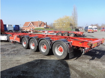 Turbo Hoet Container chassis - 4 axle - Container/ Wechselfahrgestell Auflieger
