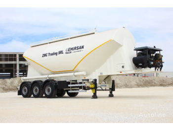 NEU: Tankauflieger Für die Beförderung von Zement EMIRSAN 2022 W Type Cement Tanker Trailer from Factory: das Bild 1