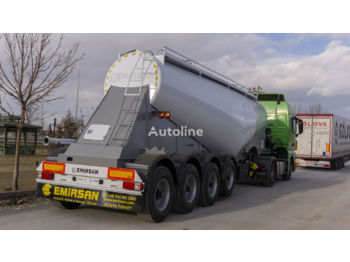 NEU: Tankauflieger Für die Beförderung von Zement EMIRSAN 4 Axle Cement Tanker Trailer: das Bild 1