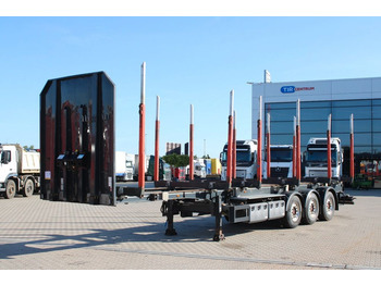 Schwarzmüller RSA 3/E, SAF, LIFTING AXLE, AXLES 9t  - Holzauflieger