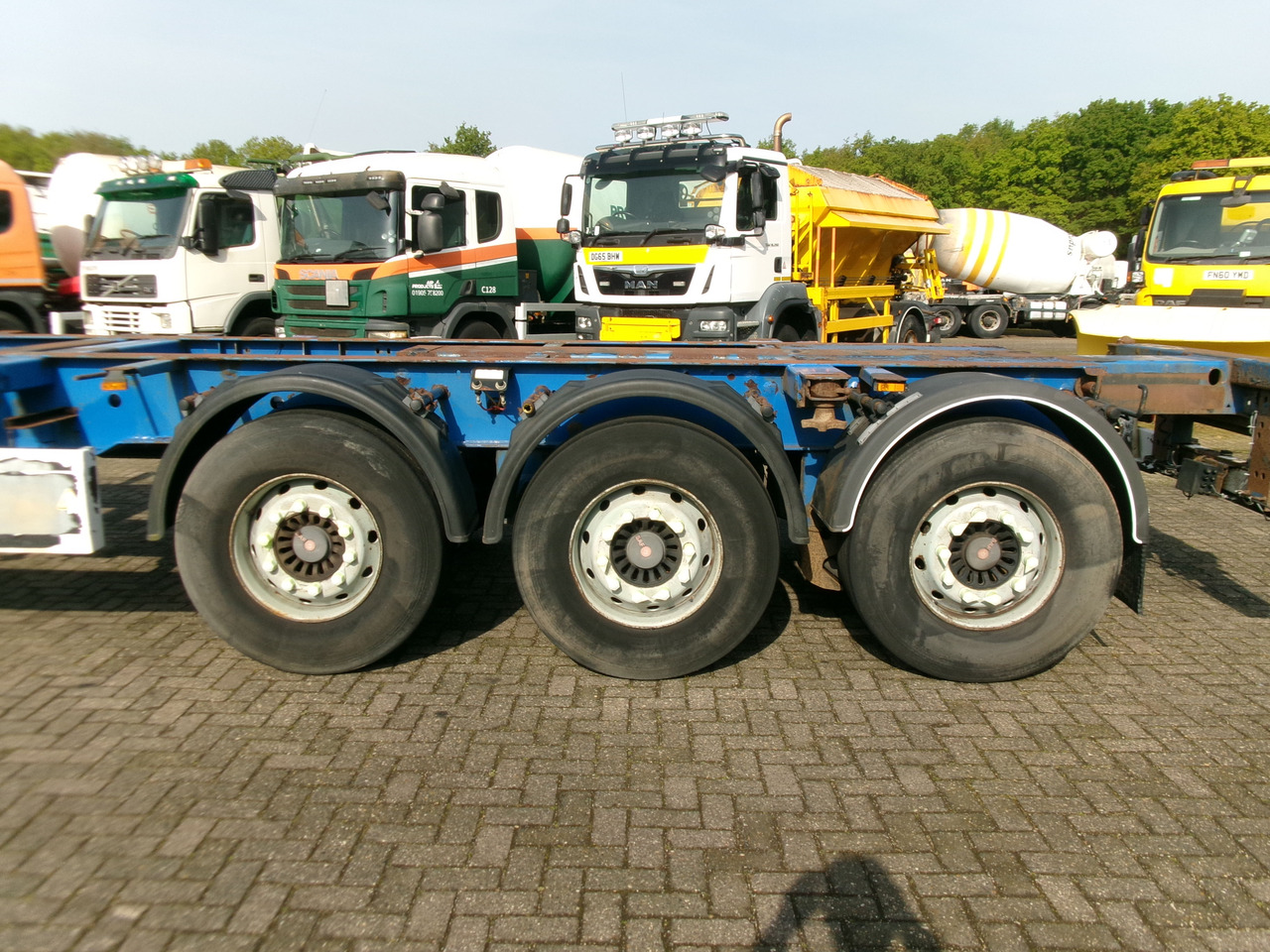 Krone 3-axle container trailer 20-30-40-45 ft SDC27 - Leasing Krone 3-axle container trailer 20-30-40-45 ft SDC27: das Bild 6