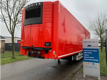 H.T.F. Heiwo HTF 2 axle Frigo trailer 1 axle steering Carrier Vector city dubbele verdamper MOT 03-2026 - Kühlkoffer Auflieger