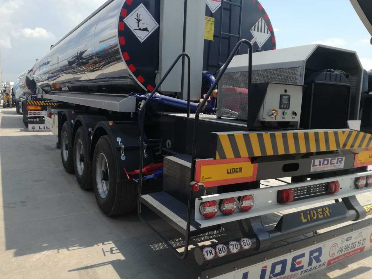NEU: Tankauflieger Für die Beförderung von Bitumen LIDER 2024 MODELS NEW LIDER TRAILER MANUFACTURER COMPANY: das Bild 9