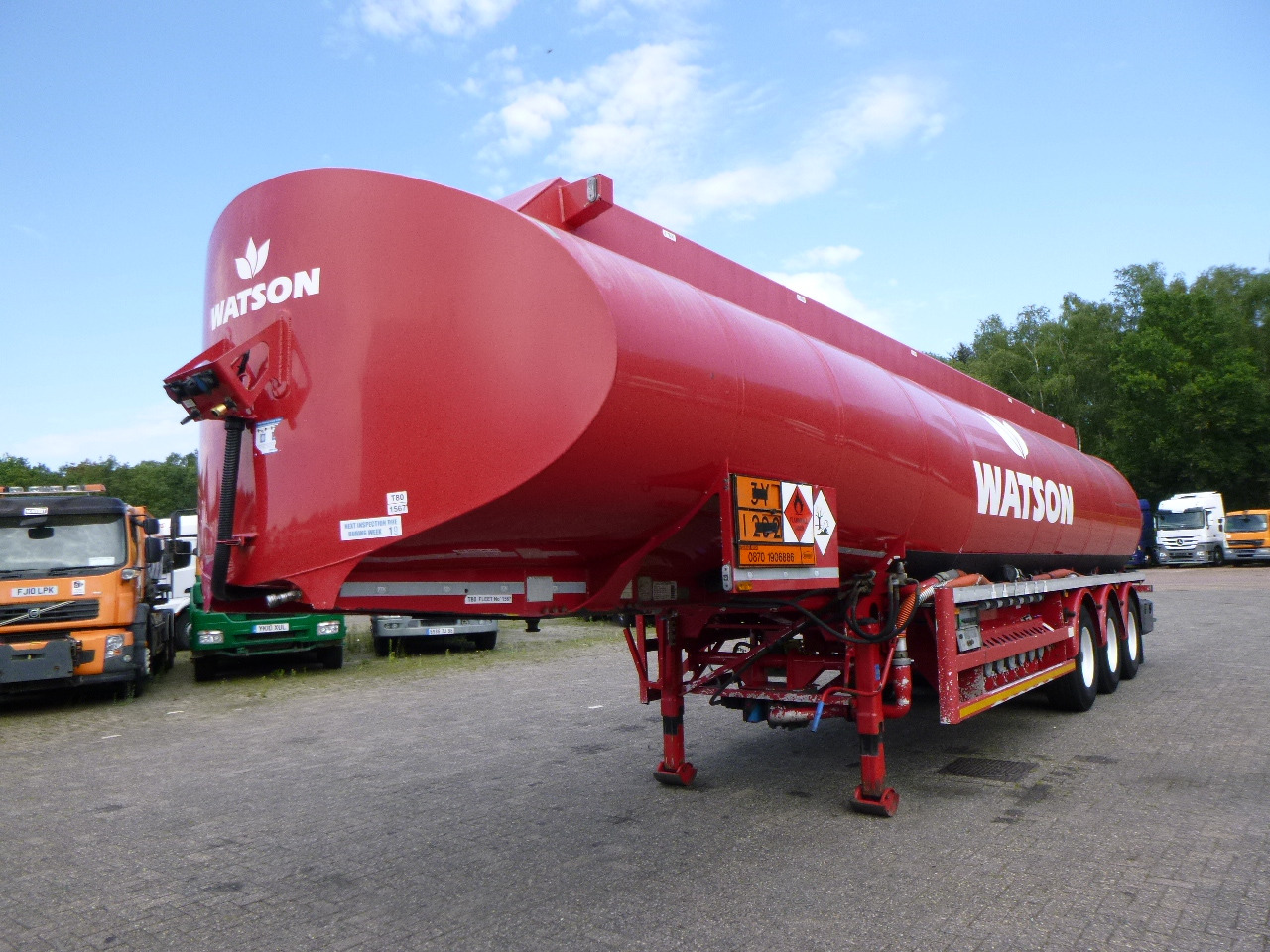 Lakeland Tankers Fuel tank alu 42.8 m3 / 6 comp + pump - Tankauflieger: das Bild 1