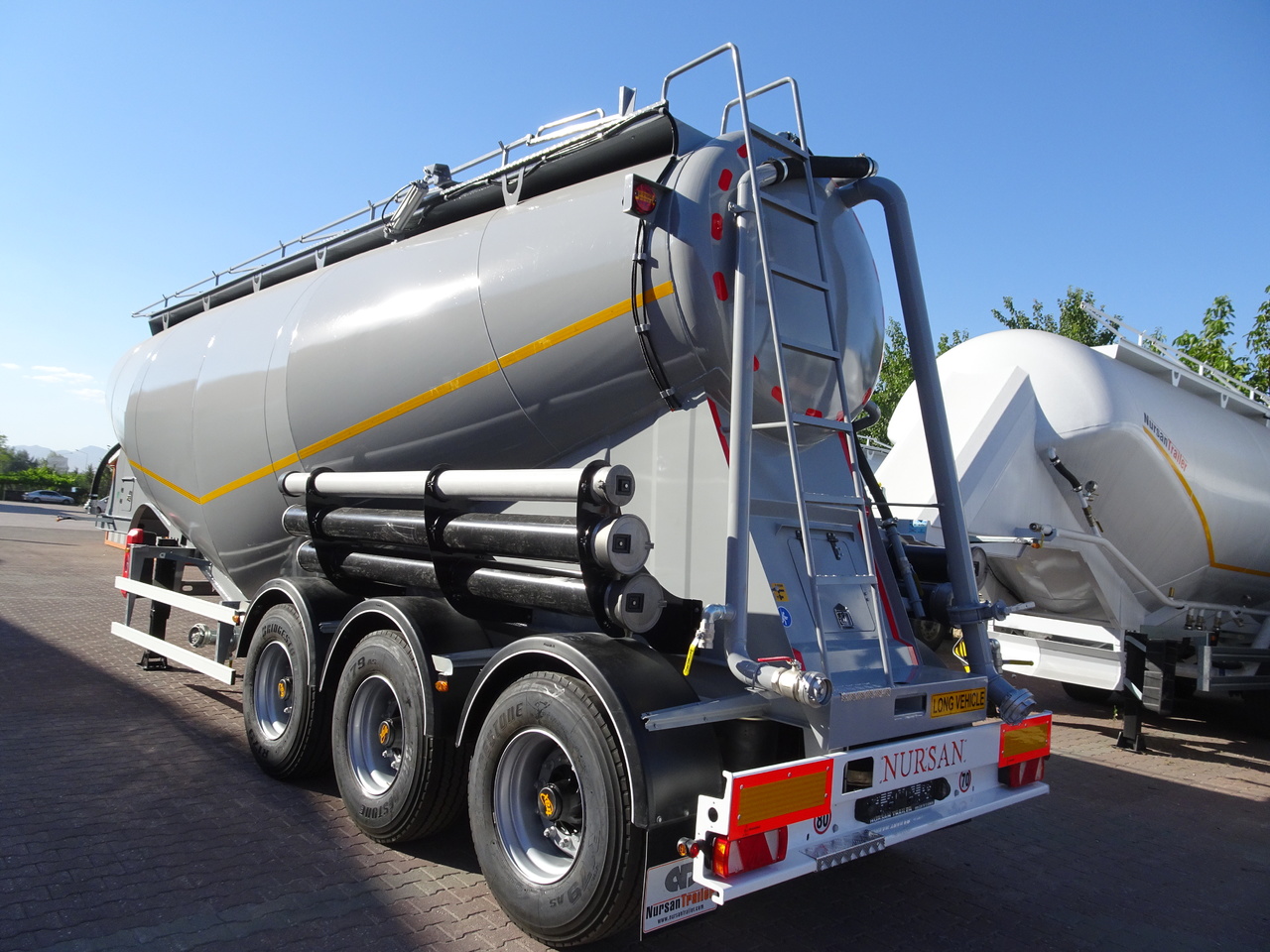NEU: Tankauflieger Für die Beförderung von Zement NURSAN Cement Bulker: das Bild 10