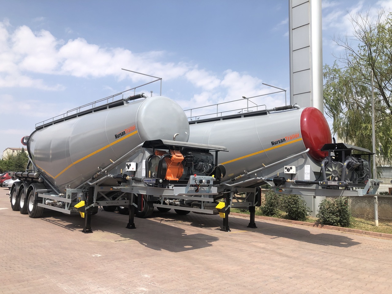 NEU: Tankauflieger Für die Beförderung von Zement NURSAN Cement Bulker: das Bild 11