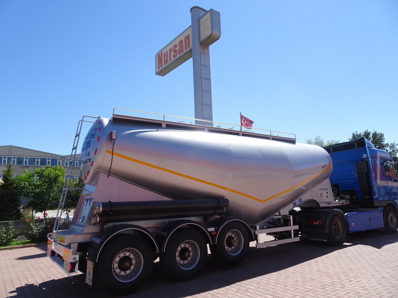 NEU: Tankauflieger Für die Beförderung von Zement NURSAN Cement Bulker: das Bild 6