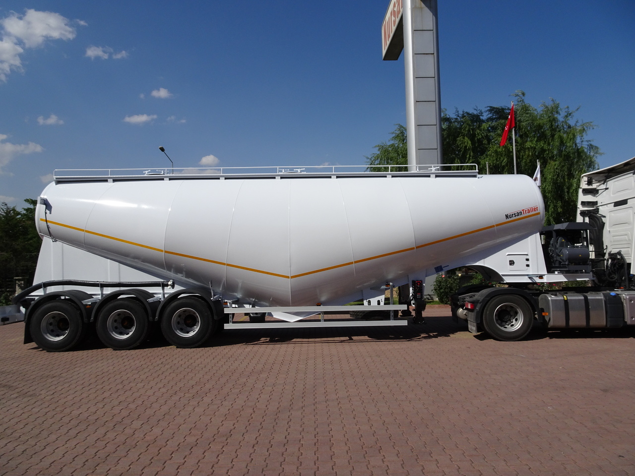 NEU: Tankauflieger Für die Beförderung von Zement NURSAN Cement Bulker: das Bild 21