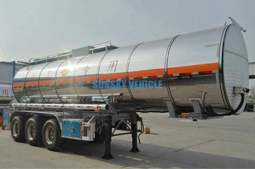 NEU: Tankauflieger Für die Beförderung von Kraftstoff SUNSKY Fuel Tank Trailer: das Bild 10