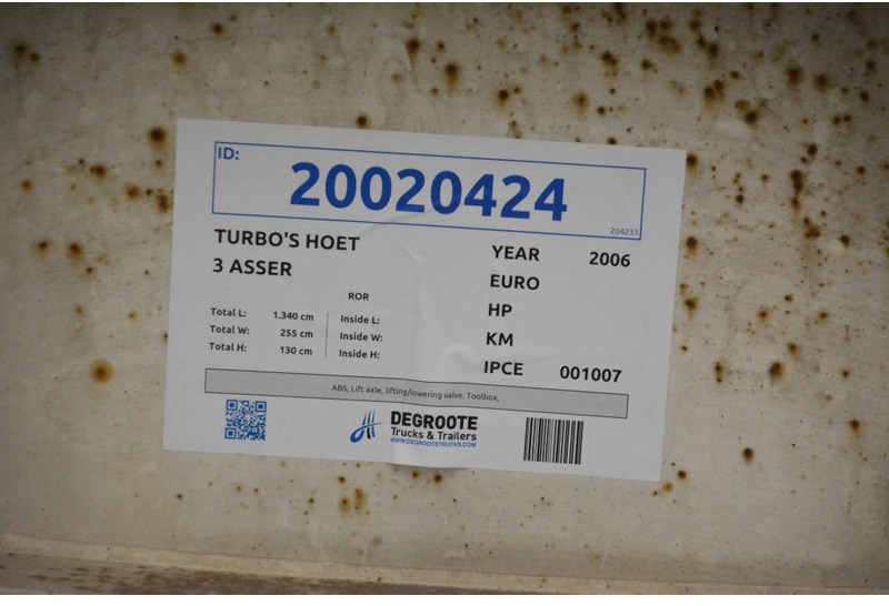 Container/ Wechselfahrgestell Auflieger TURBO'S HOET Skelet 30-40-45 ft: das Bild 9