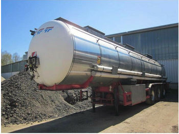 Tank auflieger Klaeser Chemie, 31 tL / 3 Kammern / ADR / Luft