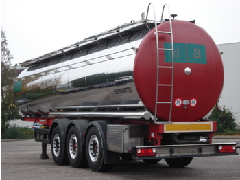 Berger Food - milk tank, 32.000 l., 4 comp., Light weight: 5.660 kg. - Tankauflieger