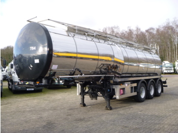 Clayton Heavy oil / bitumen tank inox 30 m3 / 1 comp + pump - Tankauflieger