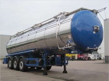 Feldbinder 32.000 l., 3 comp.+ Webasto, weight: 6.750 kg. - Tankauflieger