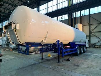 KLAESER GAS, Cryogenic, Oxygen, Argon, Nitrogen Gastank - tankauflieger