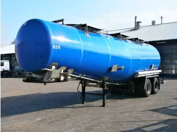 Maisonneuve Chemical tank Inox 31m3 / 3 comp. - Tankauflieger