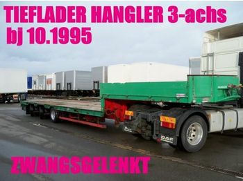 HANGLER TIEFLADER ZWANGSGELENKT 3-achs / BDF  - Tieflader Auflieger