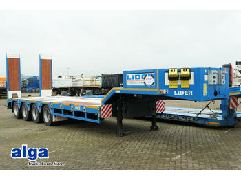 Tieflader auflieger LIDER LWBD 4 Achser/86 t./hydr. Rampen/13,6 m.