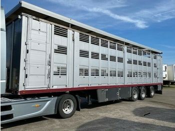 Tiertransporter auflieger Menke 3 Stock Lenk Lift Vollalu