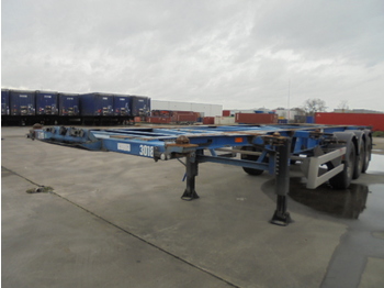 Container/ Wechselfahrgestell Auflieger Van Hool 3B0049 ADR: das Bild 1