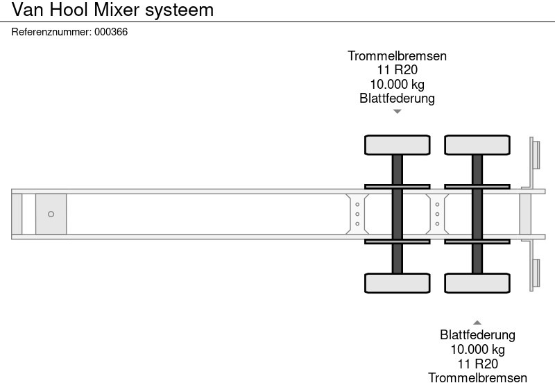Tankauflieger Van Hool Mixer systeem: das Bild 10