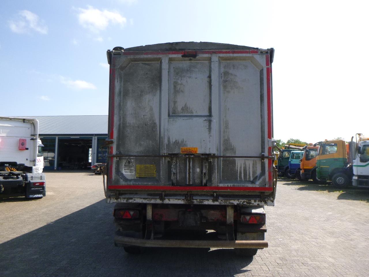 Kipper Auflieger Wilcox Tipper trailer alu 55 m3 + tarpaulin: das Bild 6