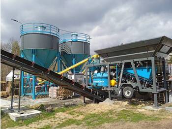Constmach 30 m3/h Small Mobile Concrete Batching Plant - Betonmischanlage