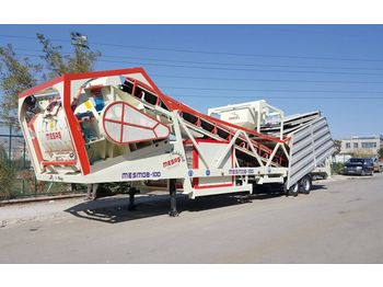 MESAS 100 m3/h MOBILE CONCRETE BATCHING PLANT - Betonmischanlage